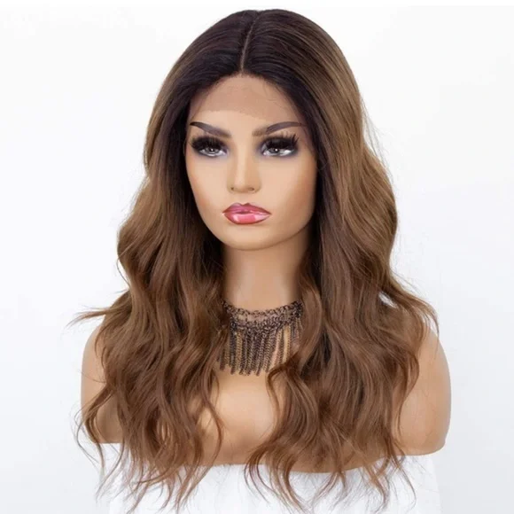 16inch Brown Lace Front Wig
